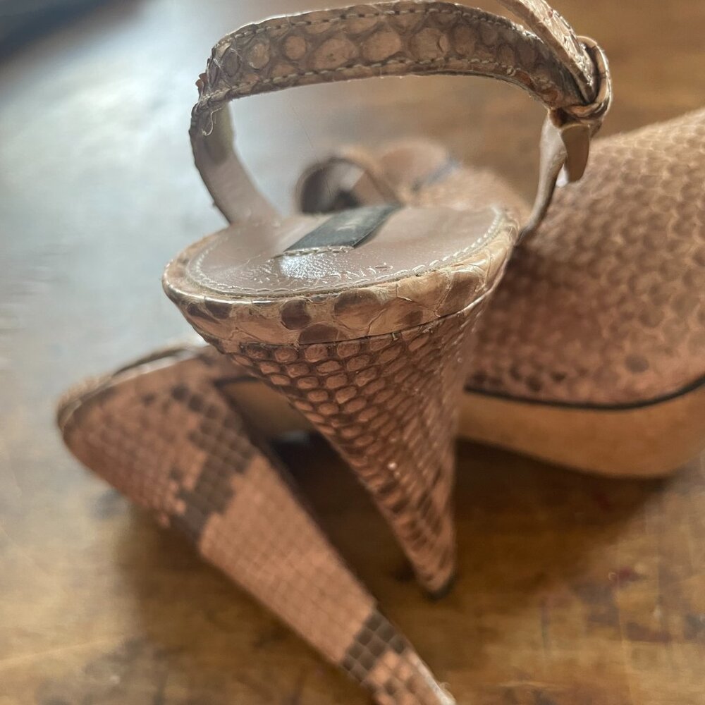 Bally PInk Python Stilletos - Picture 7 of 13